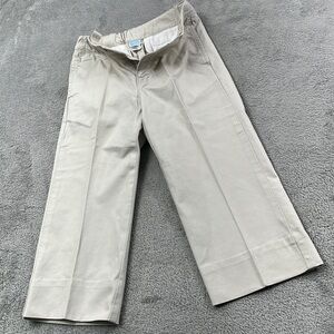 Janie and Jack 4T 100% Cotton Beige Dress Pants Trousers